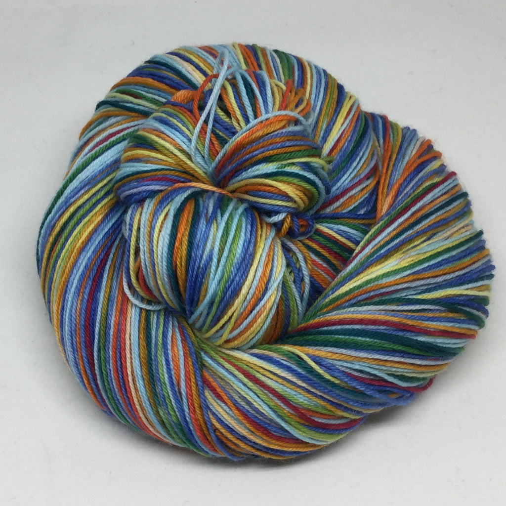 Saguenay Fjord Four Stripe Self Striping Yarn