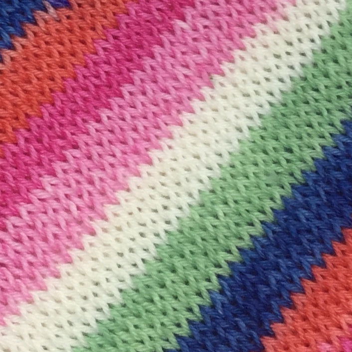No Soggy Bottoms Six Stripe Self Striping Yarn