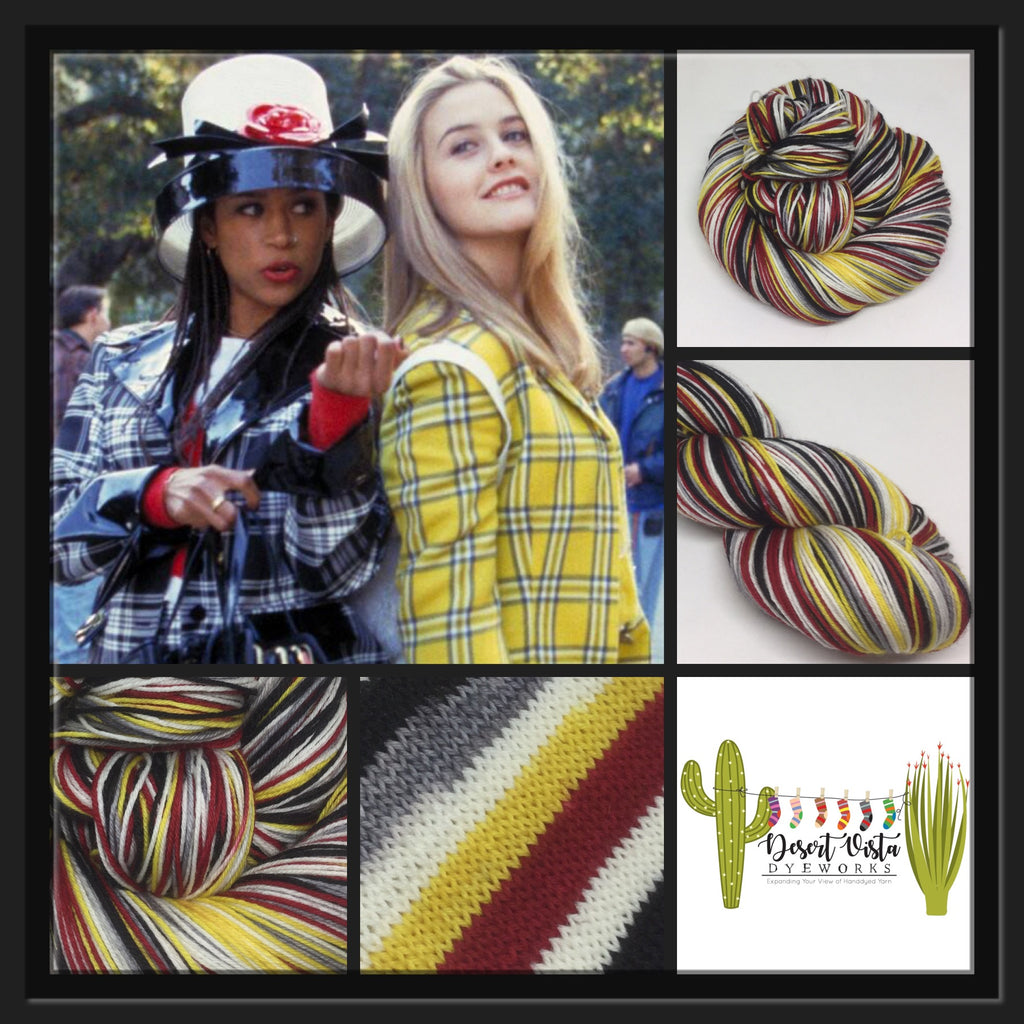 Clueless Six Stripe Self Striping Yarn