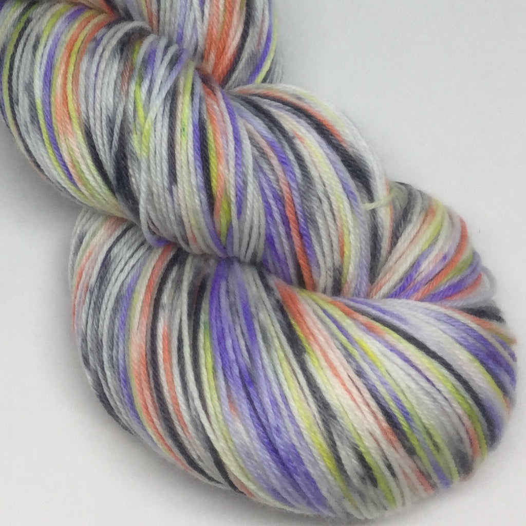 Halloween Confetti Five Stripe Self Striping Speckled Yarn