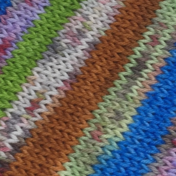 A ZomBodys Life for Me Six Stripe Self Striping Yarn