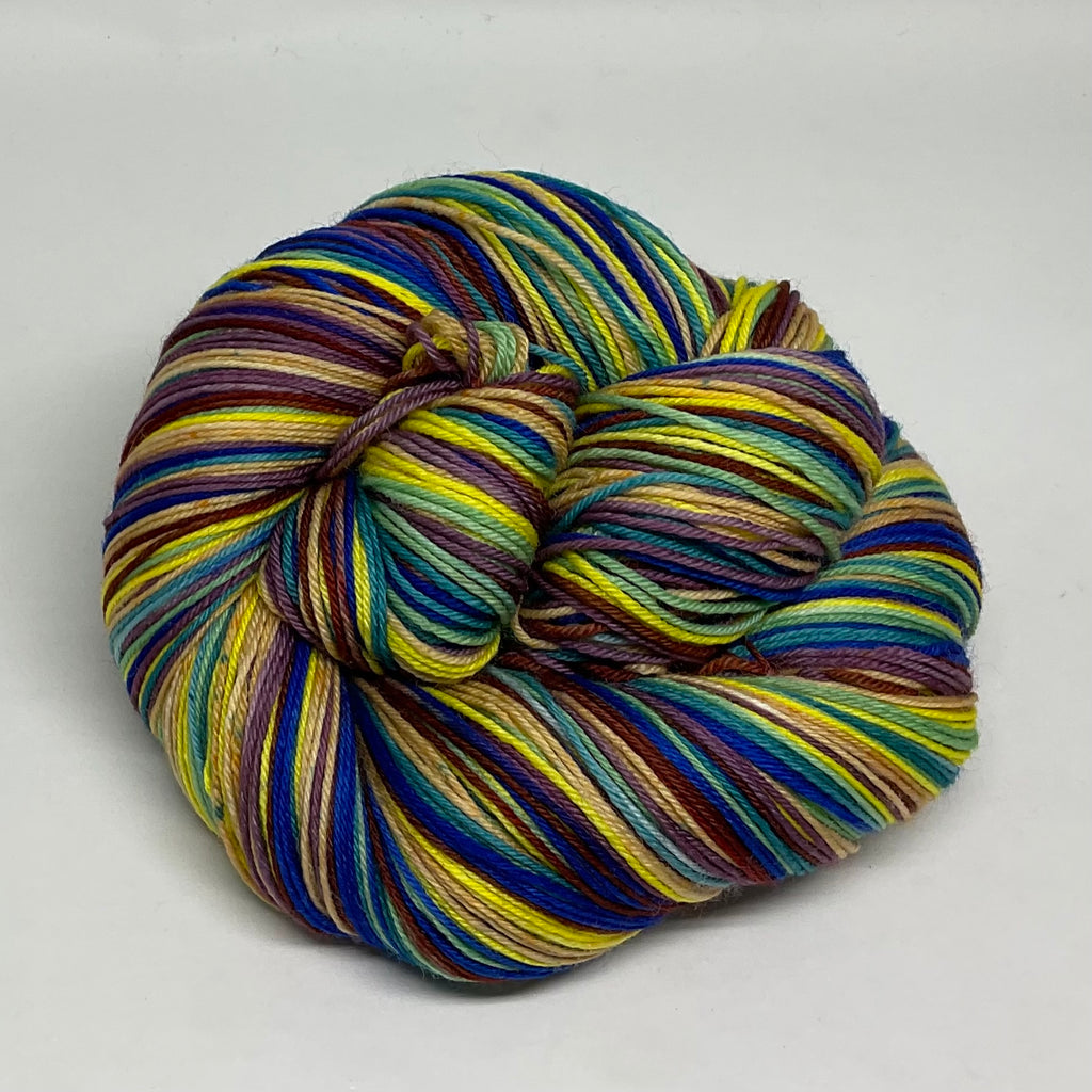 Stairs in the Sand Seven Stripe Self Striping Sock Yarn