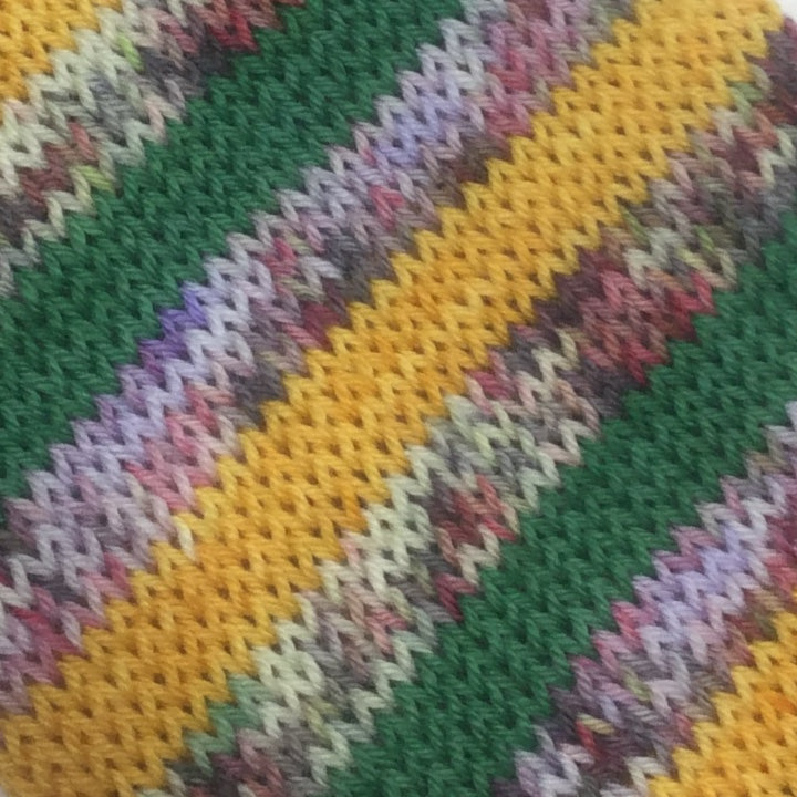 Aqua Zombody Man Four Stripe Self Striping Yarn