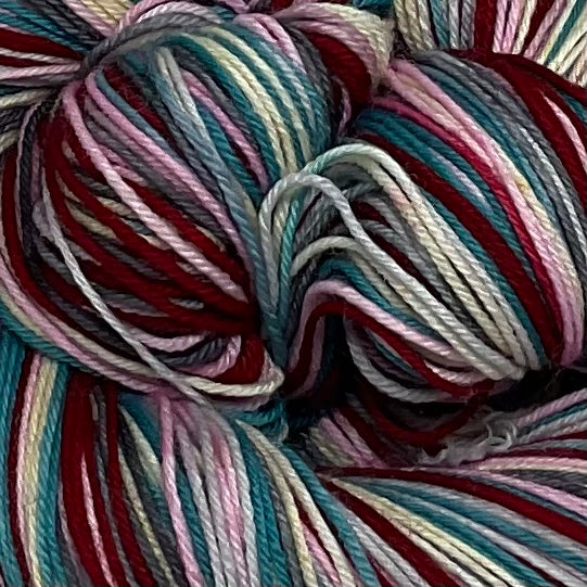 Barber Shop Roses Six Stripe Self Striping Yarn