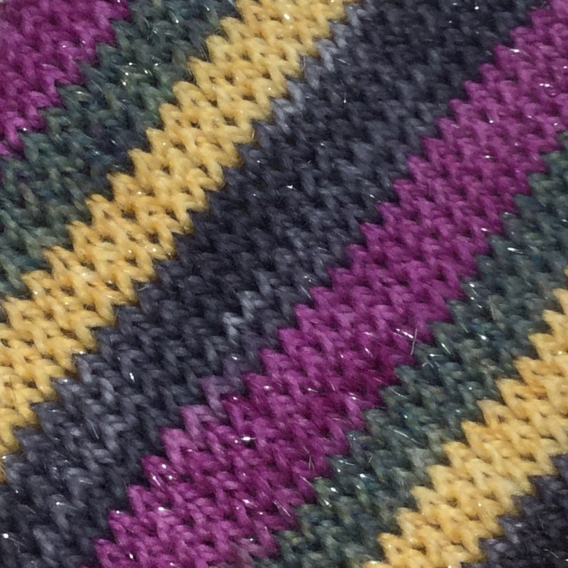 Modern Holiday Four Stripe Self Striping Yarn