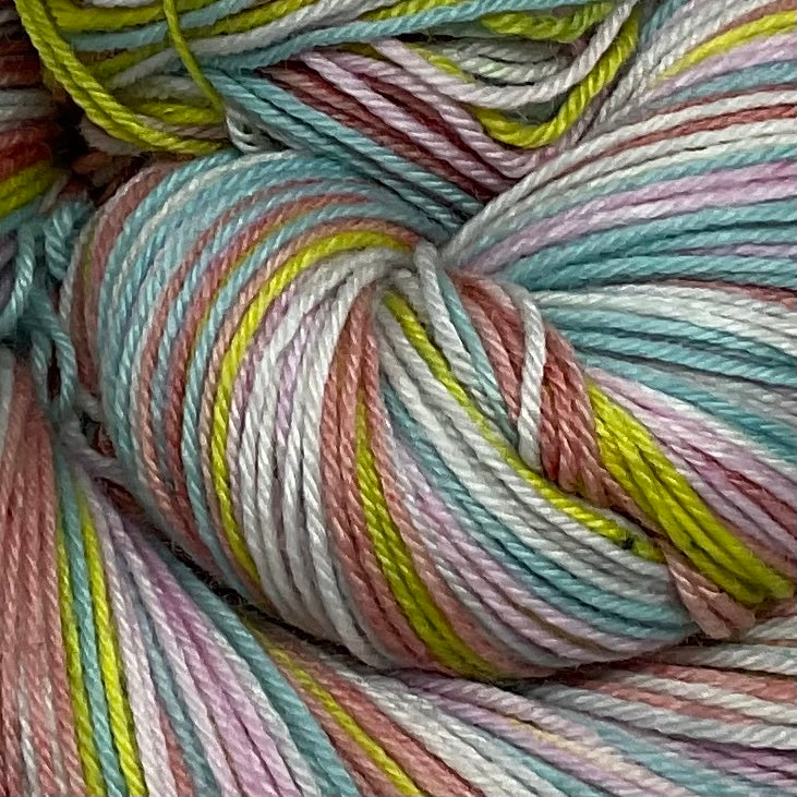 Braided Blooms Five Stripe Self Striping Yarn