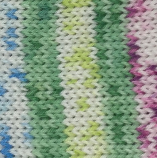 Crystal Ball Frap Six  Stripe Self Striping Yarn