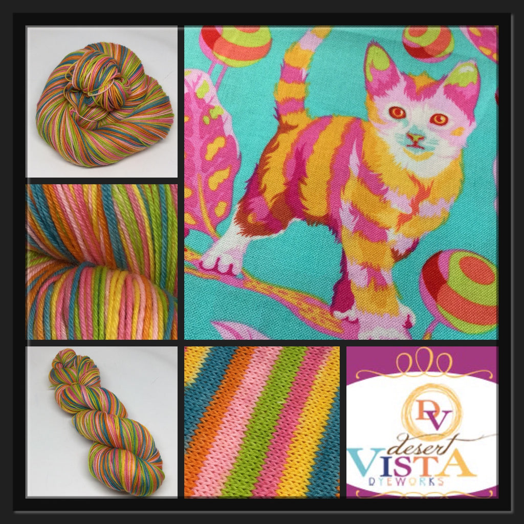 My Favorite Tabby Six Stripe Self Striping Yarn