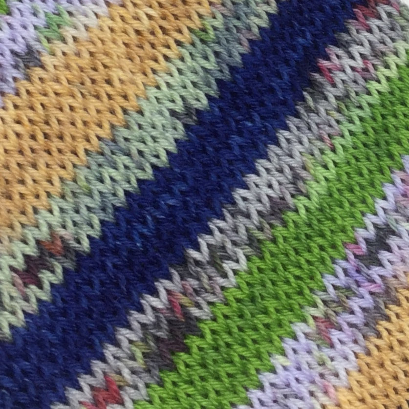 Charlie ZomBody Bucket Six Stripe Self Striping Yarn