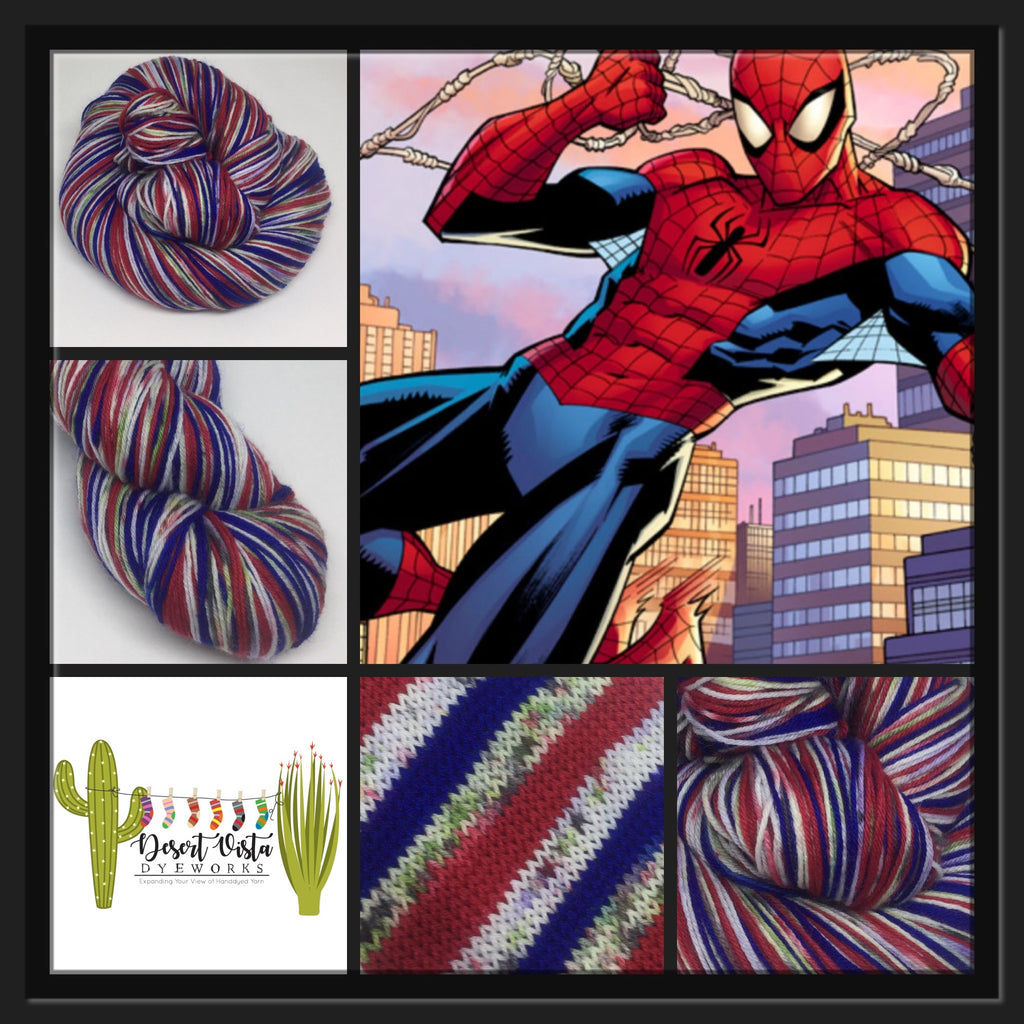 Spider Zombody Man Four Stripe Self Striping Yarn