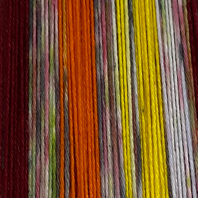 Hot ZomBody Tamales Six Stripe Self Striping Yarn