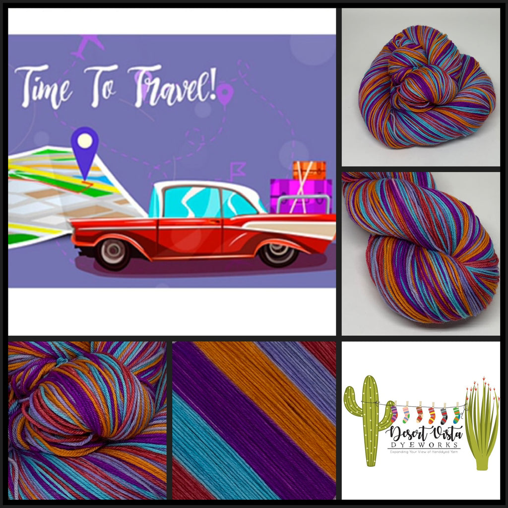 Time to Travel Five Stripe Self Striping Yarn