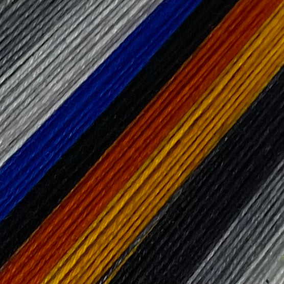 Super Fan Throated Lizard Eight Stripe Self Striping Yarn