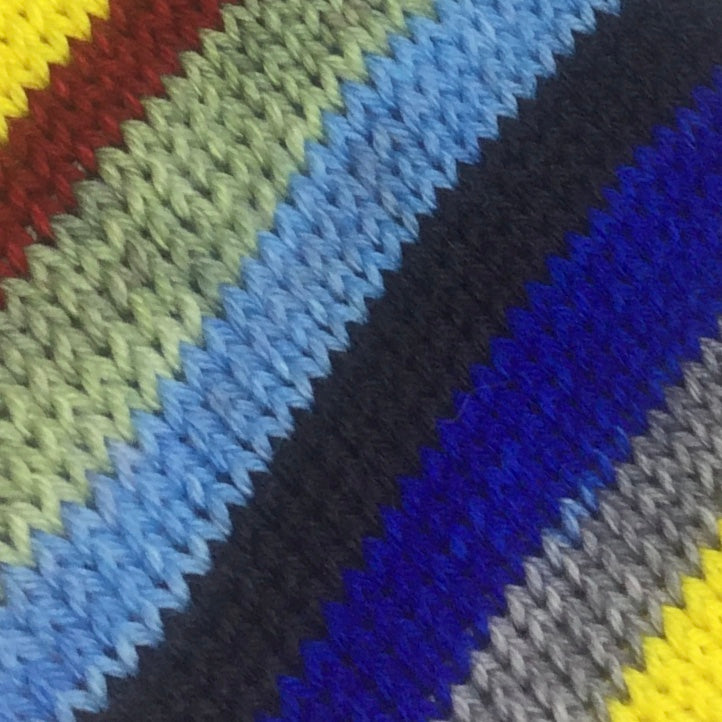 Happy Birthday, Dr. Seuss Seven Stripe Self Striping Sock Yarn