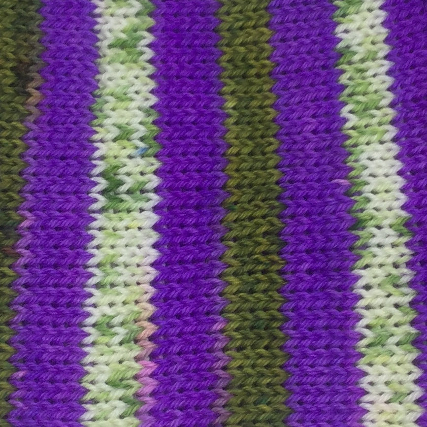 Witches Brew Frap Four Stripe Self Striping Yarn