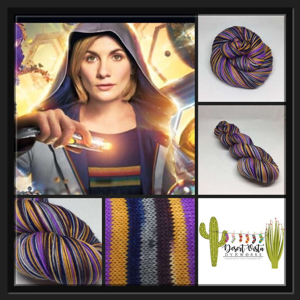 The 13th Doctor Six Stripe Self Striping Yarn