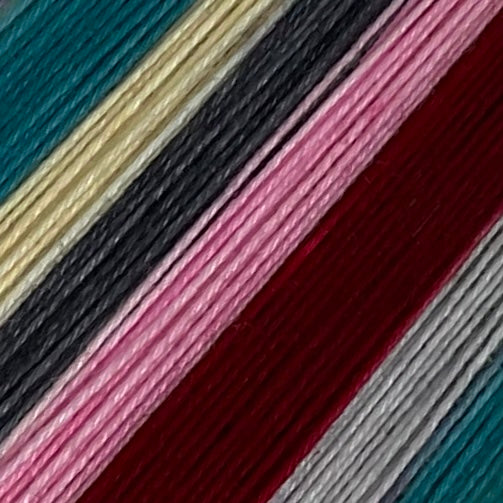 Barber Shop Roses Six Stripe Self Striping Yarn