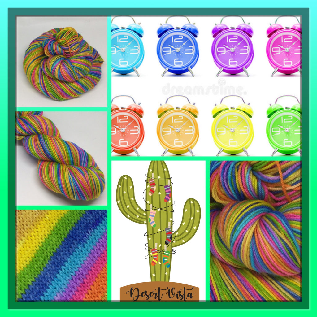 Late for Something Eight Stripe Self Striping Yarn