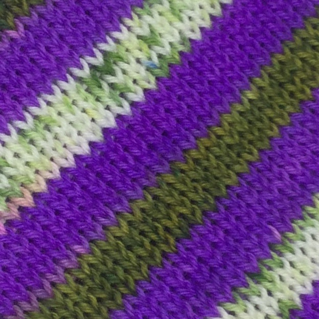 Witches Brew Frap Four Stripe Self Striping Yarn