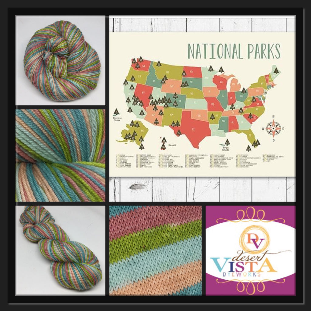 National Parks Five Stripe Self Striping Yarn
