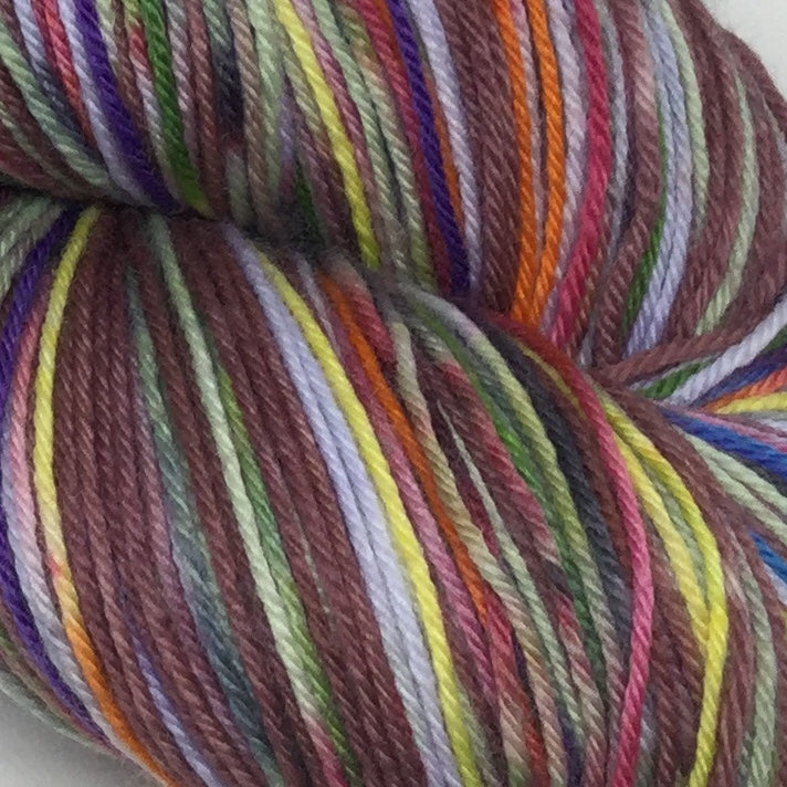 The Chocolate ZomBody Factory Four Stripe Self Striping Yarn