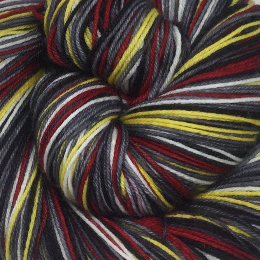 My Favorite Murder Podcast Inspired Eight Stripe Self Striping Yarn