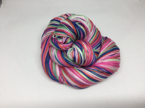 No Soggy Bottoms Six Stripe Self Striping Yarn
