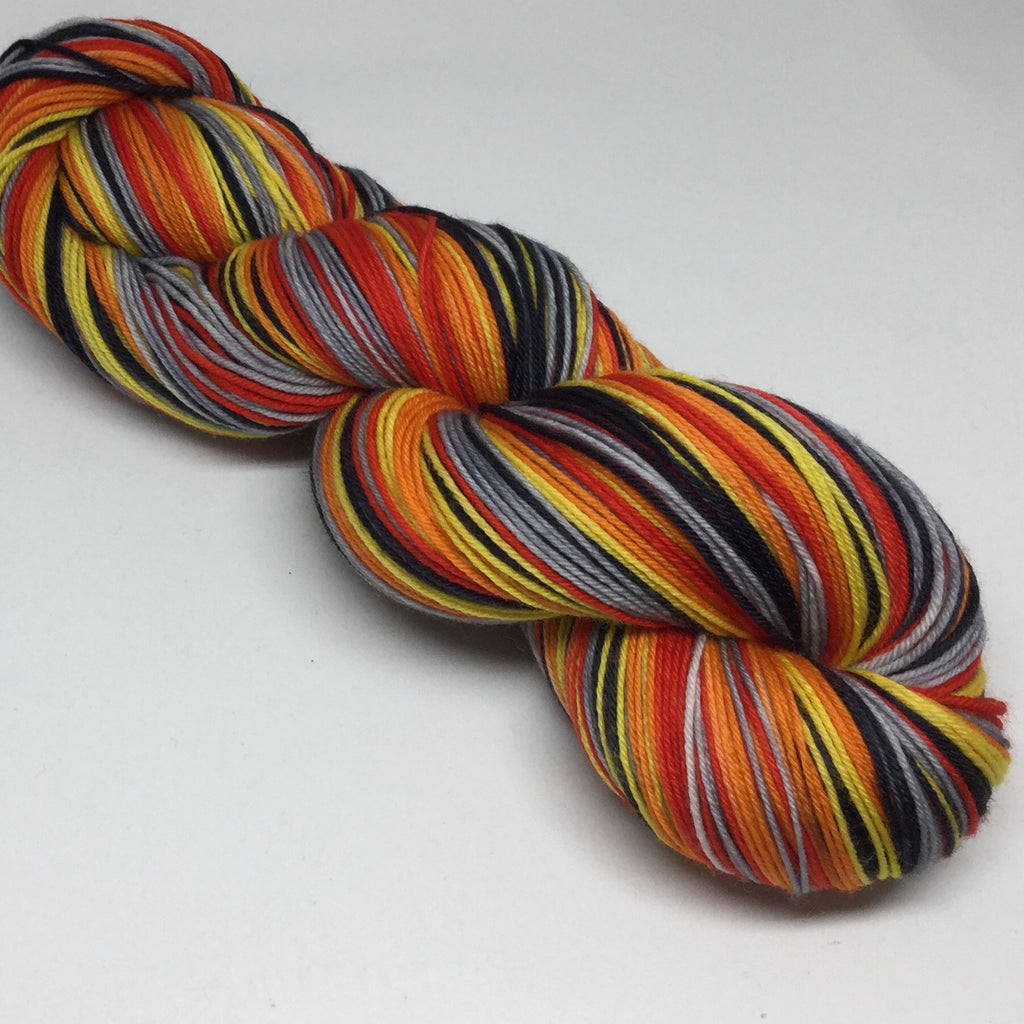 Marigold Skull Five Stripe Self Striping Yarn