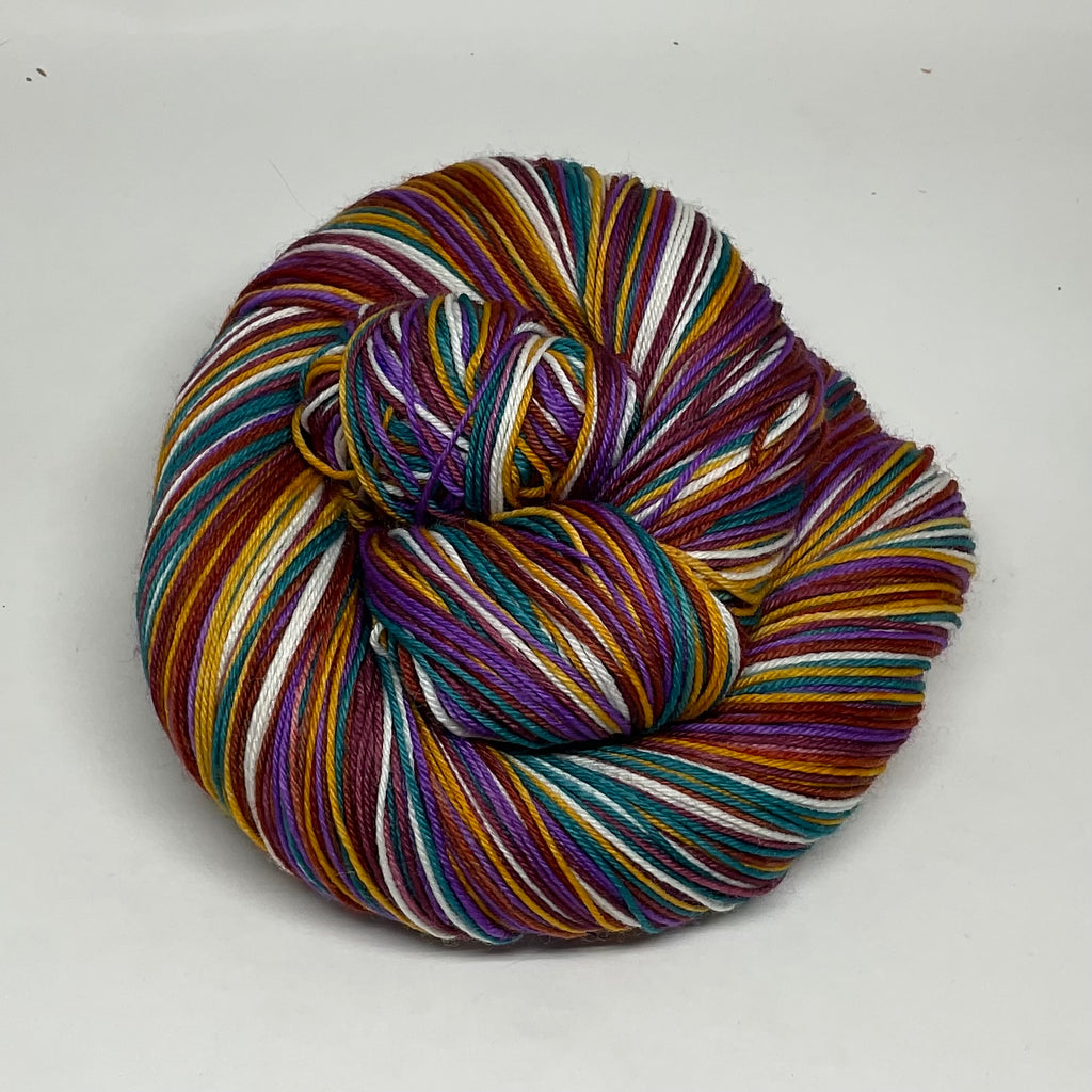 Fall Hot Cups Six Stripe Self Striping Yarn