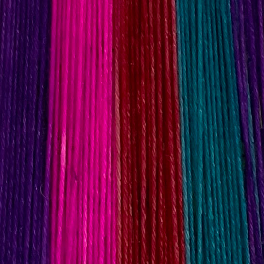 Ruby Four Stripe Self Striping Sock Yarn