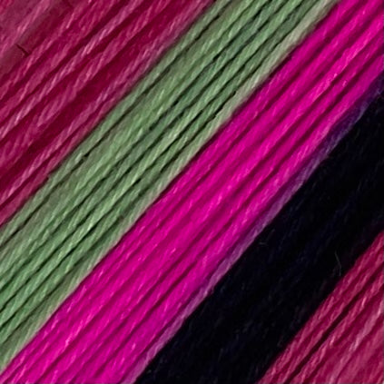 Game of Games Four Stripe Self Striping Yarn with Mini Skein for Toes and Heels
