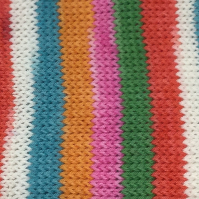 Peruvian Llama Six Stripe Self Striping Sock Yarn