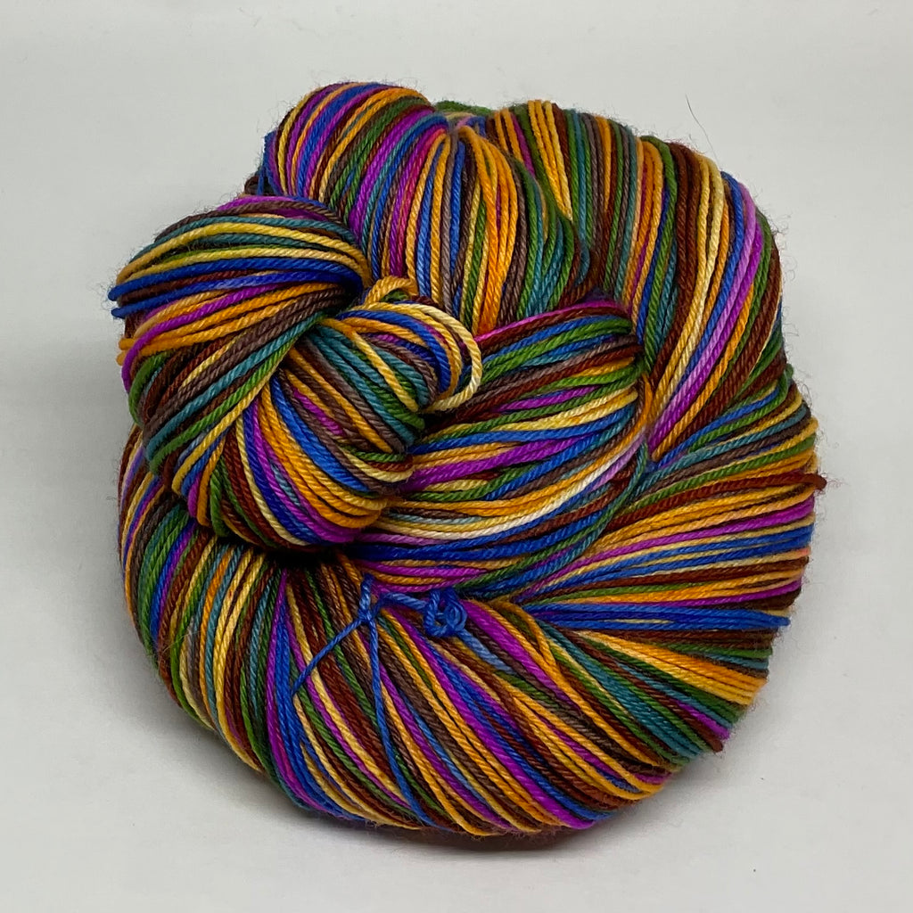 Trees Around Our World Eight Stripe Self Striping Yarn