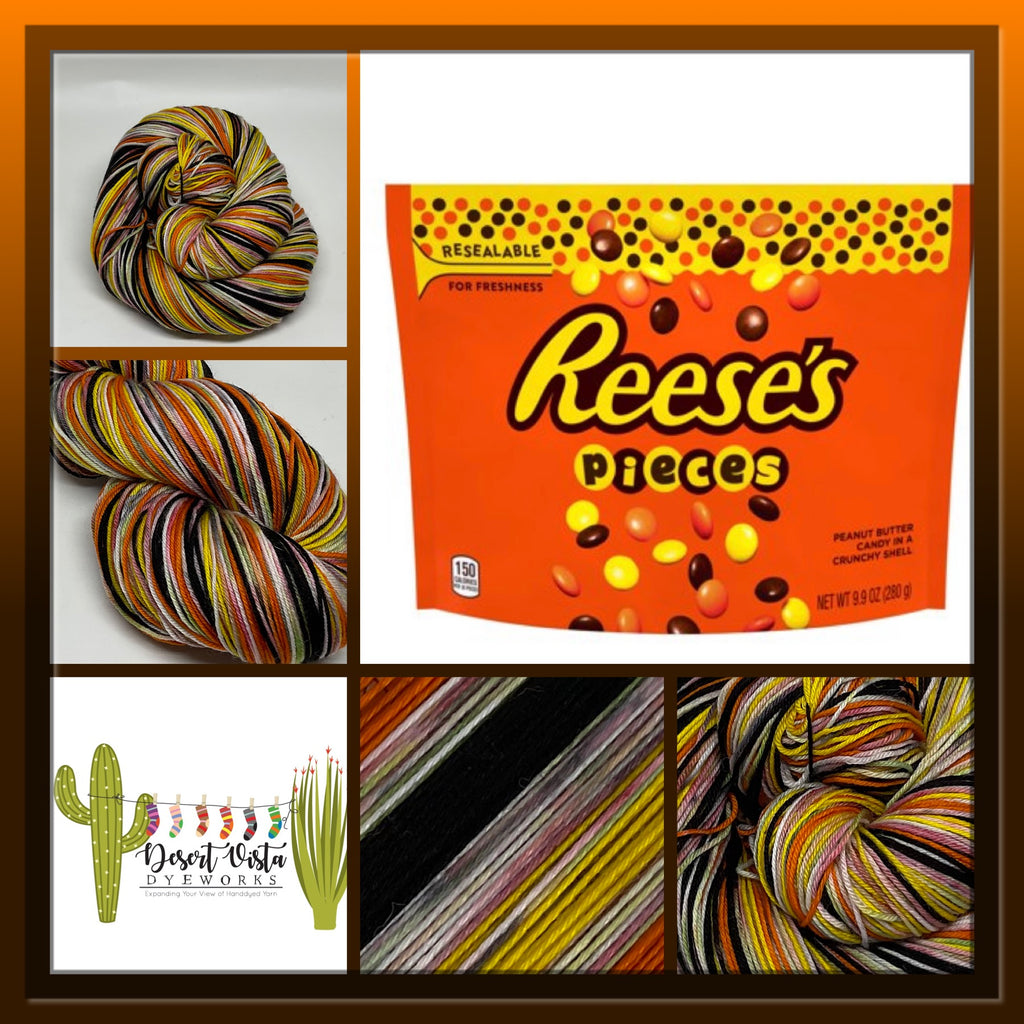 Reeses ZomBody Cups Six Stripe Self Striping Yarn
