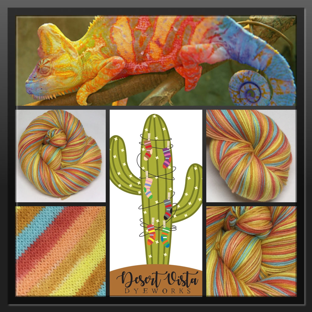 Chameleon Six Stripe Self Striping Yarn