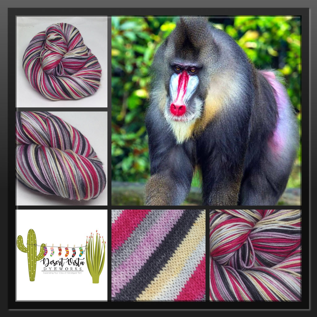 Mandrill Six Stripe Self Striping Yarn