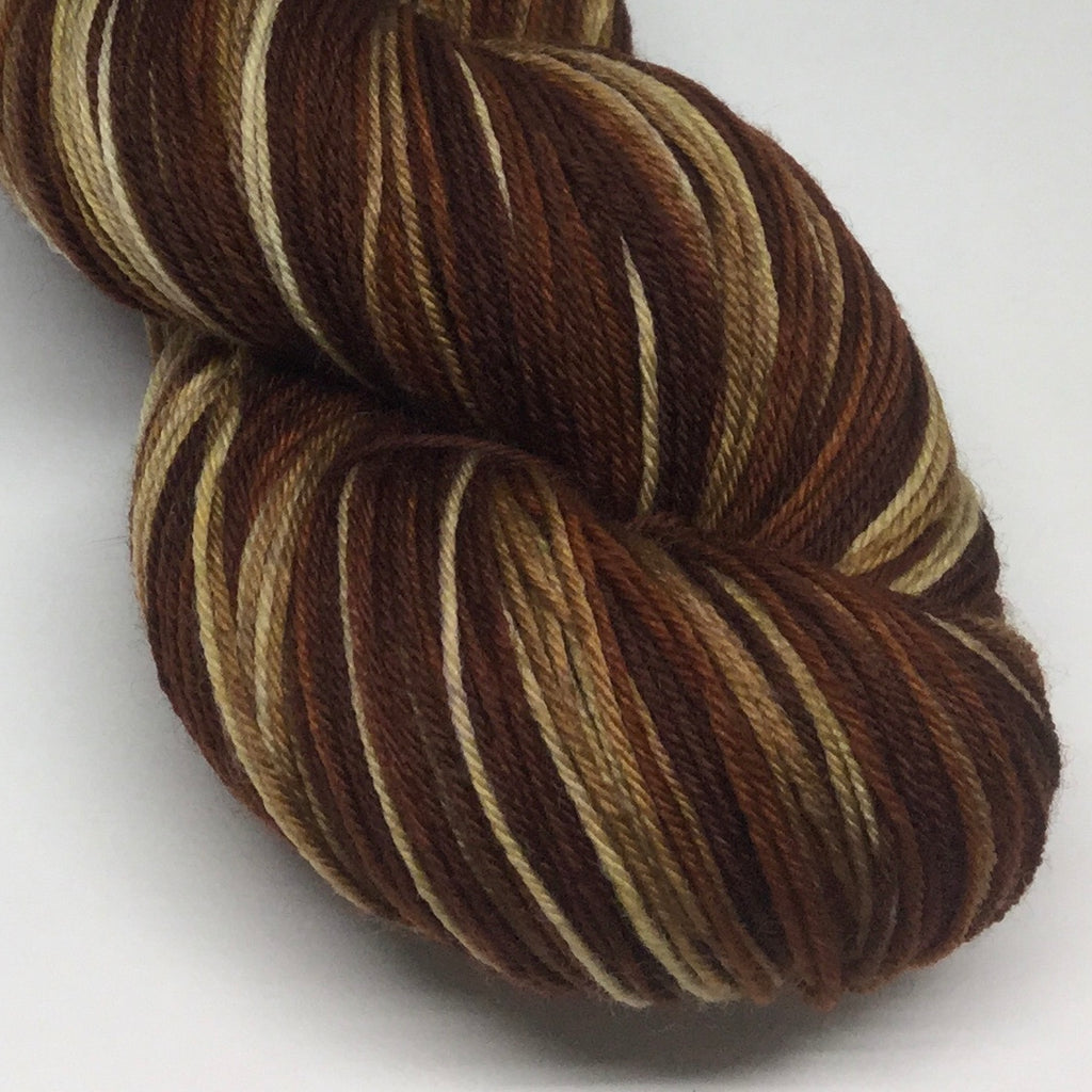 Coffee - All Day Five Stripe Self Striping Yarn