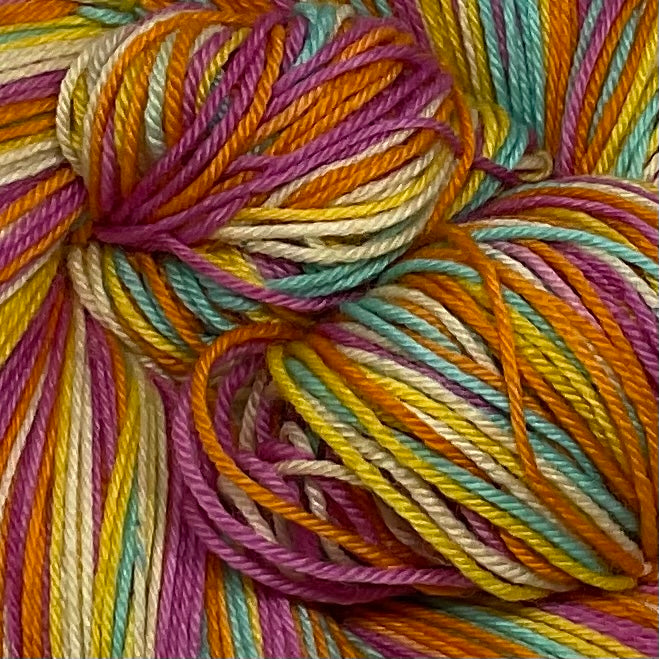 Rainbow Bob Five Stripe Self Striping Yarn