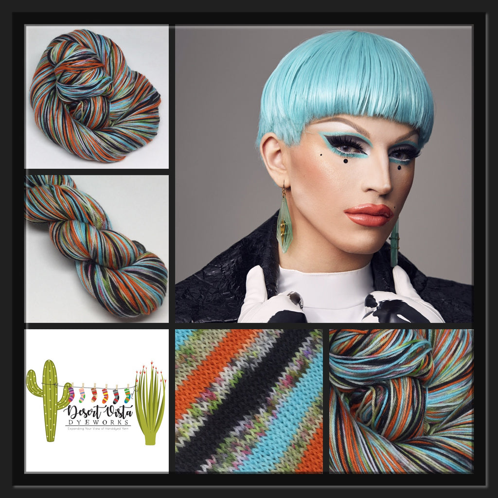 ZomBody Aquaria Six Stripe Self Striping Yarn