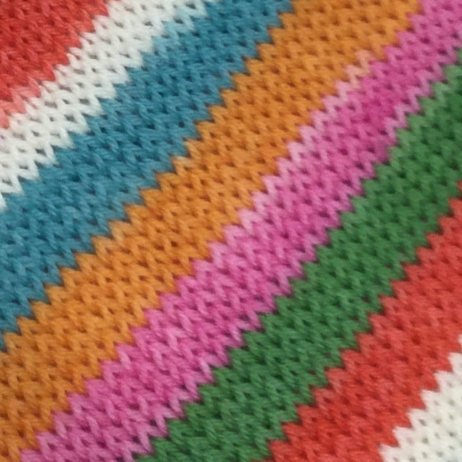 Peruvian Llama Six Stripe Self Striping Sock Yarn