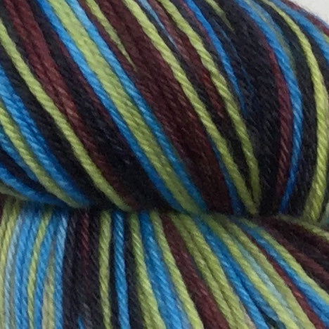 Rum Diary Four Stripe Self Striping Sock Yarn
