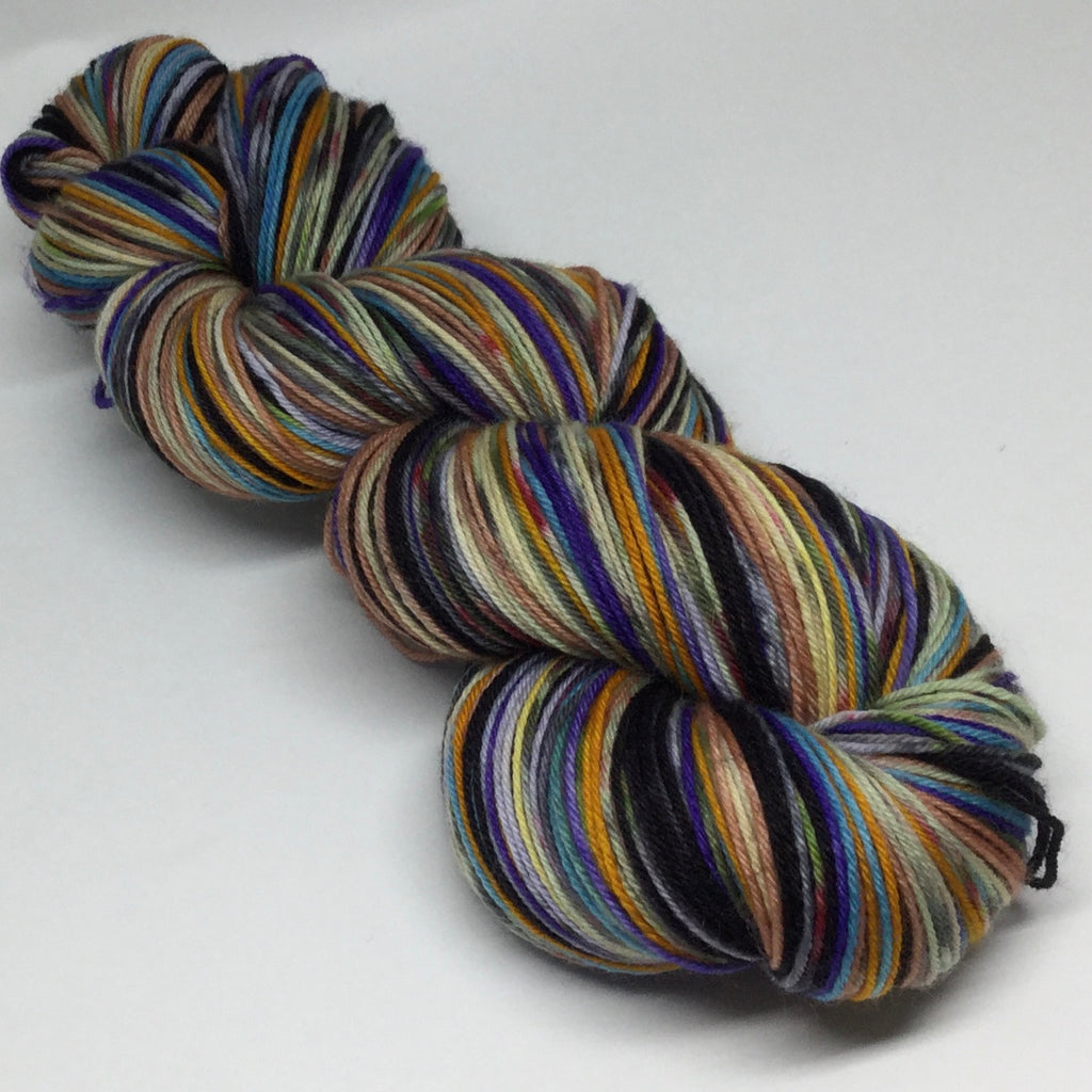 Roadrunner and ZomBody Coyote Eight Stripe Self Striping Yarn