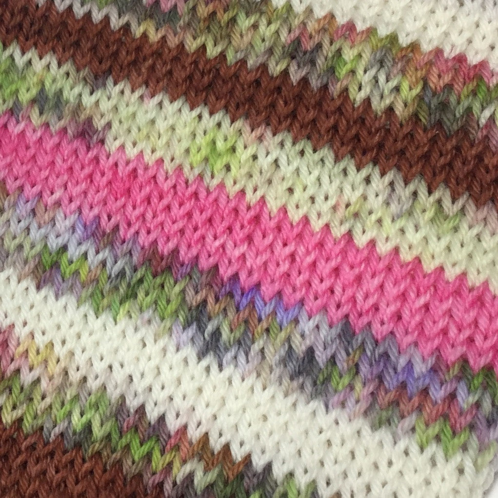 ZomBody Screams for Ice Cream Six Stripe Self Striping Yarn