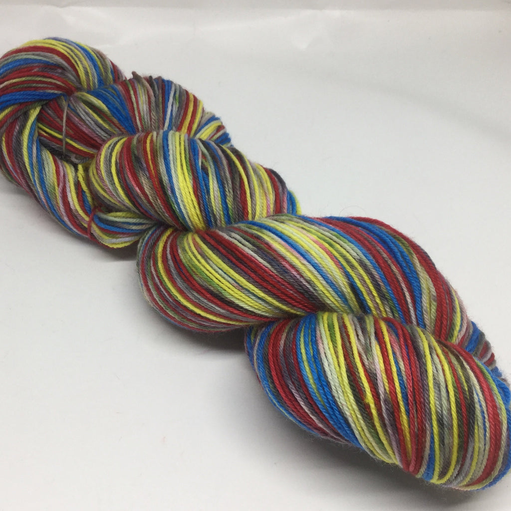 Snow White and the Seven Zombodys Six Stripe Self Striping Yarn