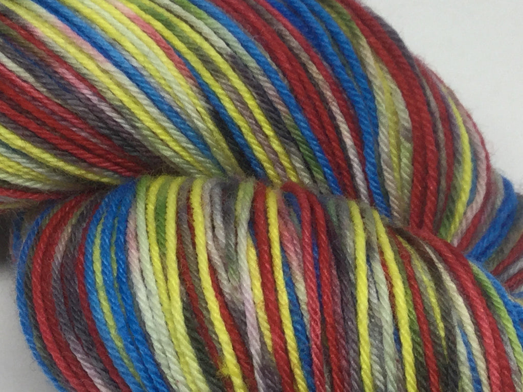 Snow White and the Seven Zombodys Six Stripe Self Striping Yarn