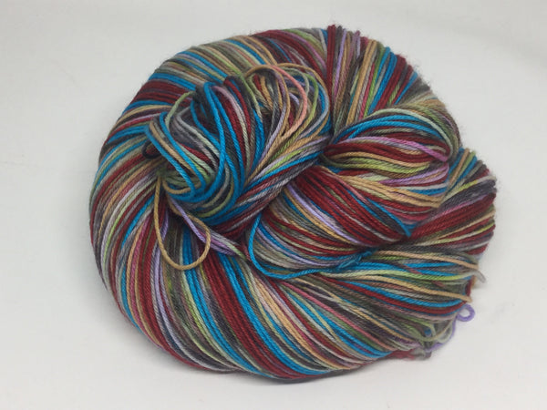 Colors of the ZomBody Wind Six Stripe Self Striping Yarn