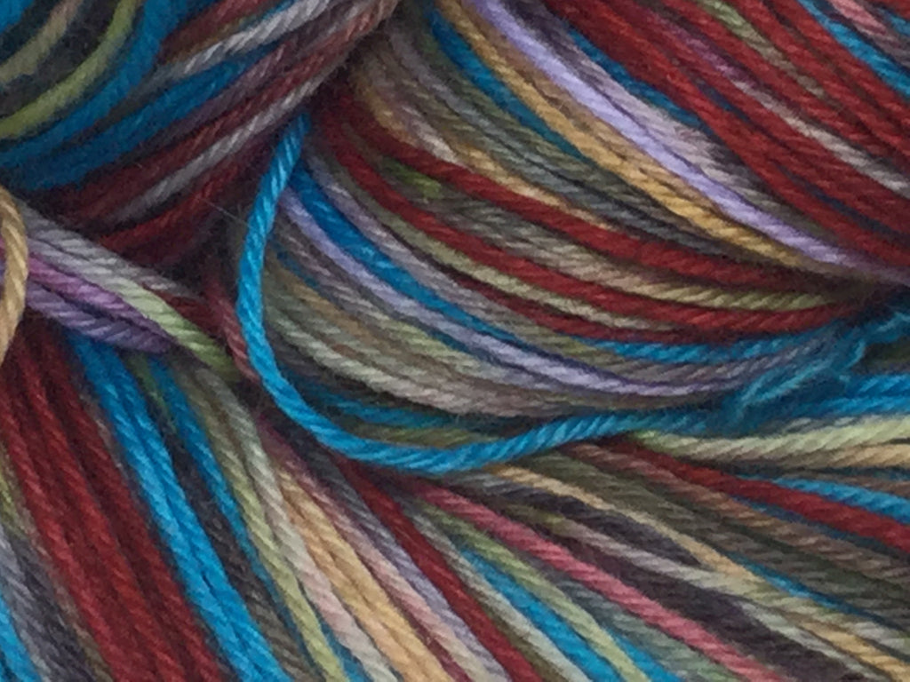Colors of the ZomBody Wind Six Stripe Self Striping Yarn