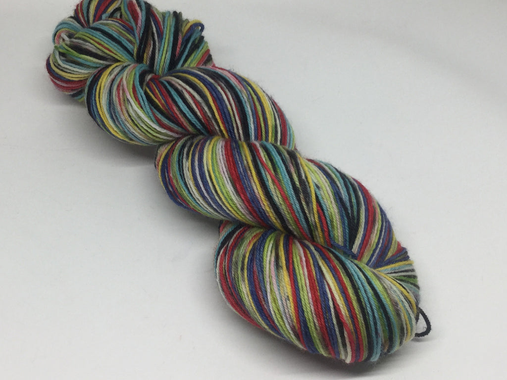A ZomBody Worth Fighting For Eight Stripe Self Striping Yarn