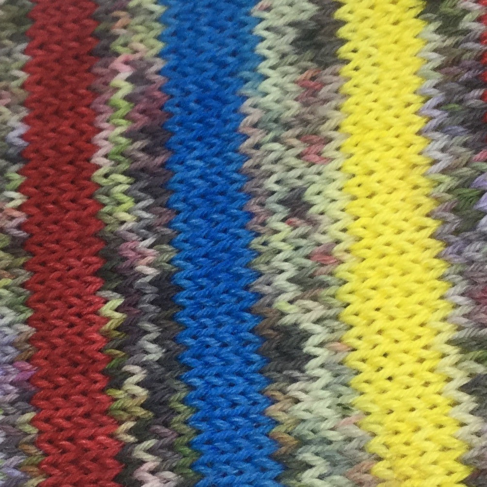 Snow White and the Seven Zombodys Six Stripe Self Striping Yarn