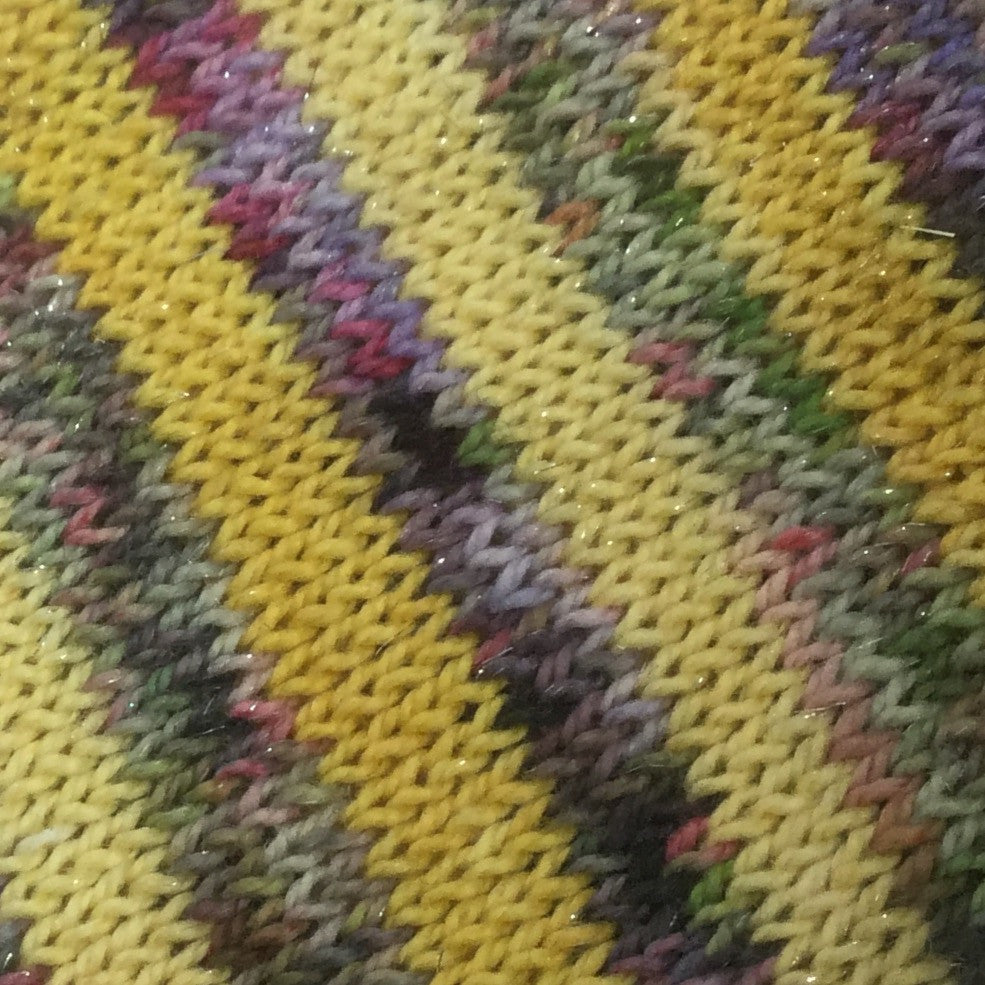 Beauty and The ZomBody Four Stripe Self Striping Yarn